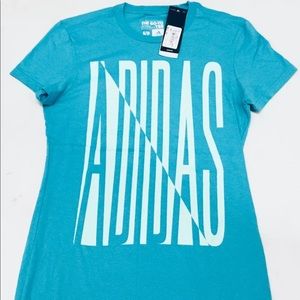 Adidas Women’s The Go-To Tee Shirt Teal Size S